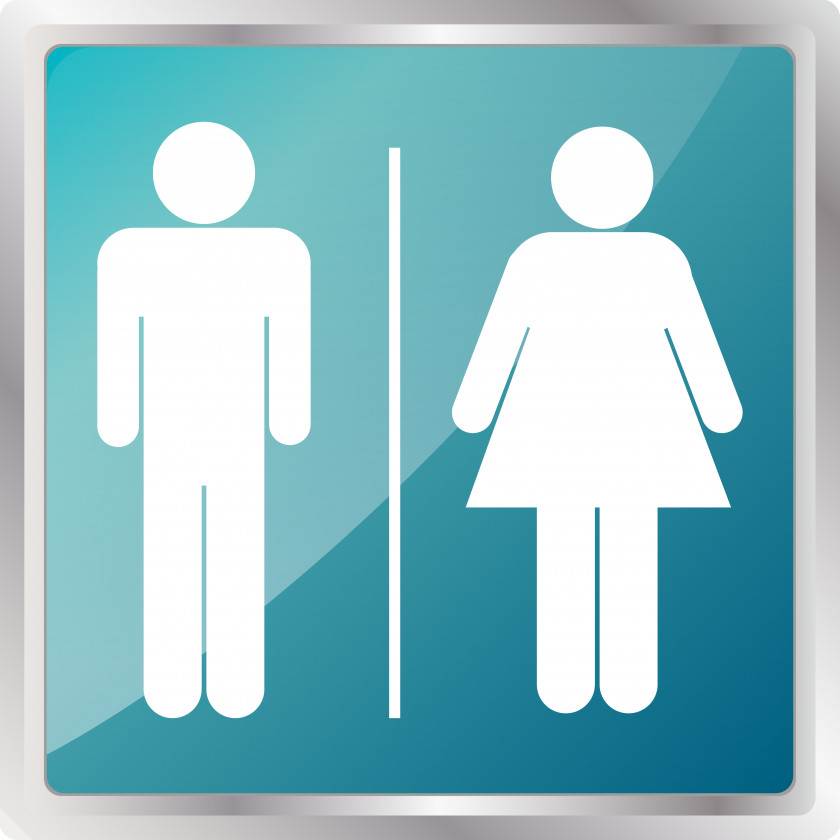 Vector Creative Design Male And Female Toilet Logo Map United States Bathroom Transgender Woman PNG