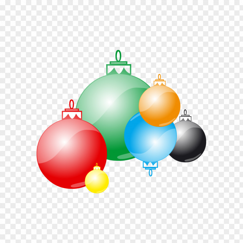 Vector Pattern Decorative Ball Christmas Ornament Tree Clip Art PNG