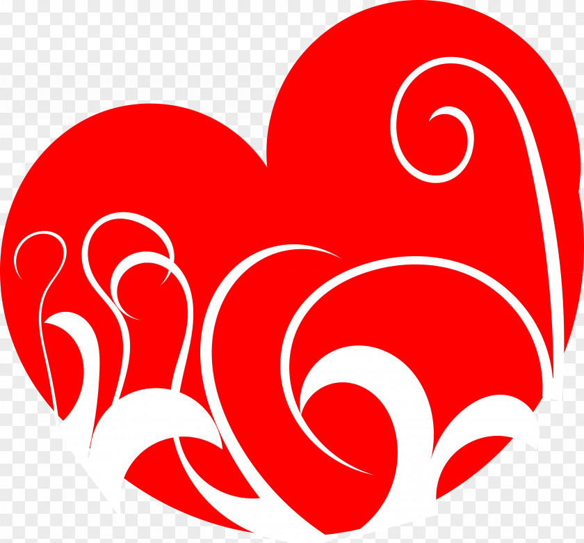Vine Heart Red Symbol PNG
