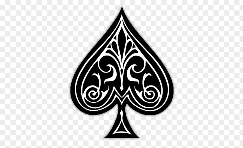 Ace Of Spades Playing Card PNG