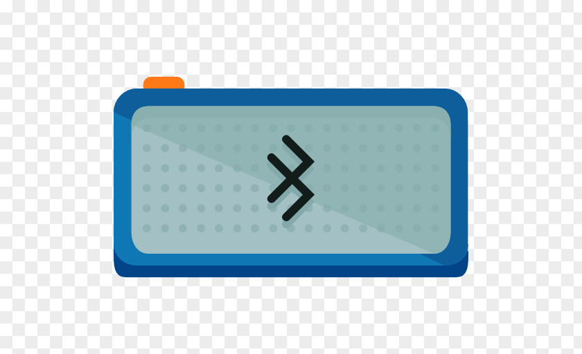 Blue Bluetooth Audio Icon PNG