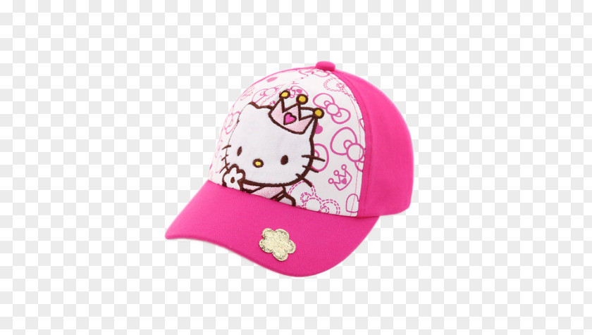 Hellokitty Princess Sunshade Cap Baseball Hello Kitty Hat Child PNG