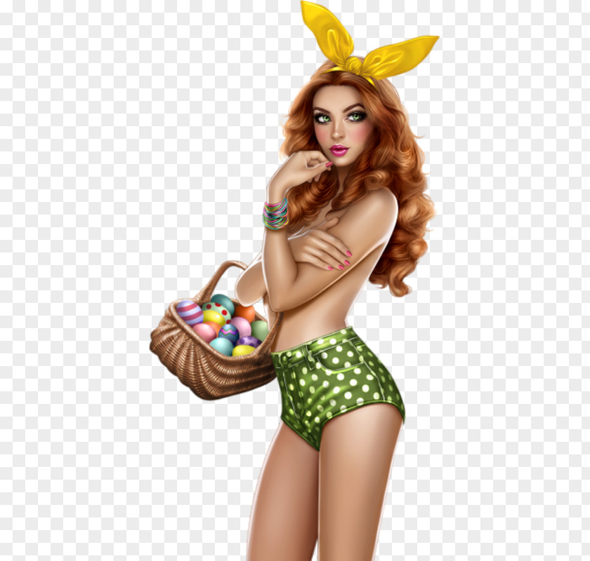 Hot Body Woman Easter Blog Clip Art PNG