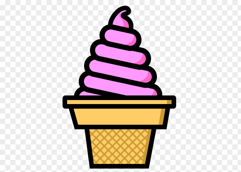 Ice Cream Cones Soft Serve Strawberry Clip Art PNG