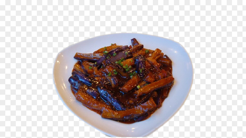 Braised Eggplant Material Picture Fried Braising PNG