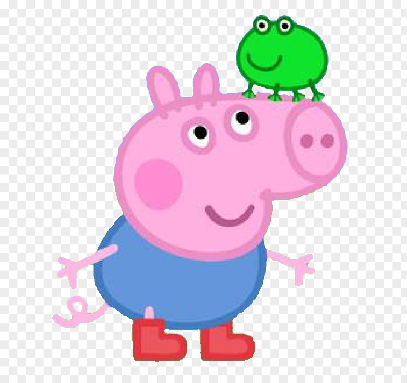 Pig Cartoon Characters Daddy Mummy George Clip Art PNG