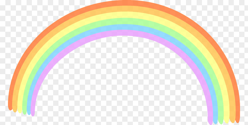 Cartoon Rainbow Sky PNG