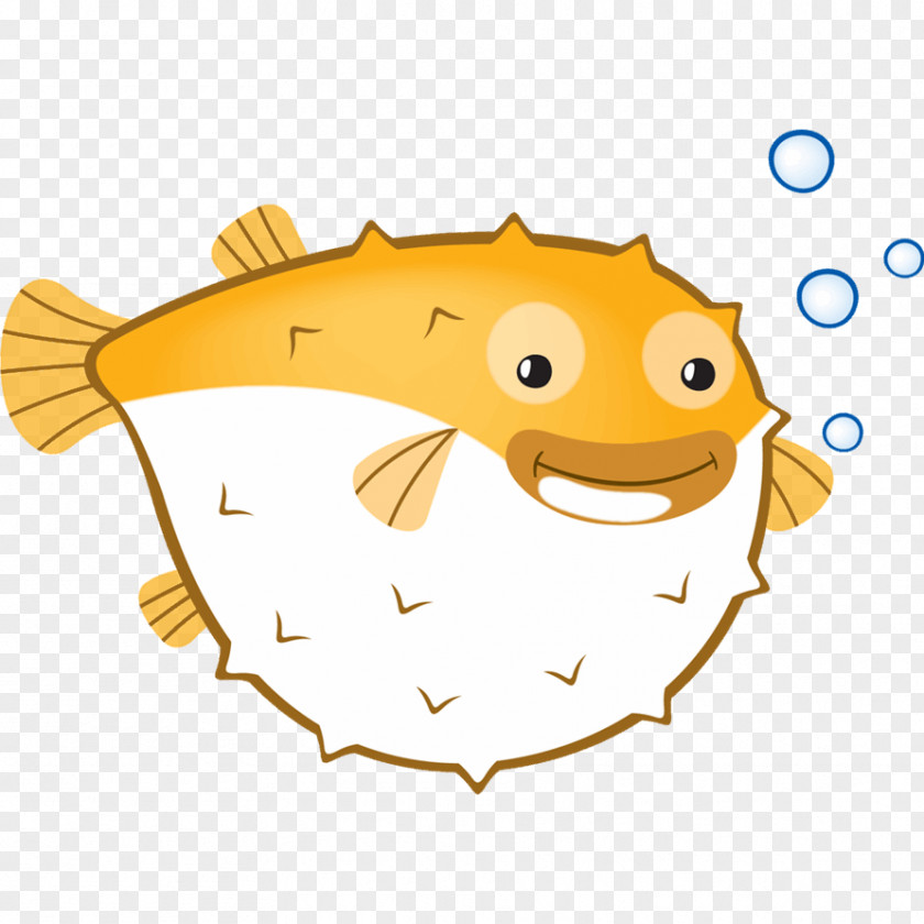 Child Pufferfish Drawing Sticker PNG