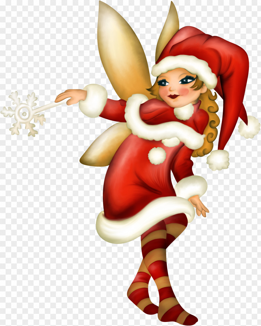 Conch Santa Claus Christmas New Year Clip Art PNG
