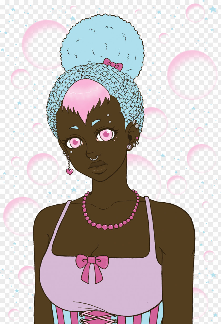 Cotton Candy Visual Arts Hairstyle PNG