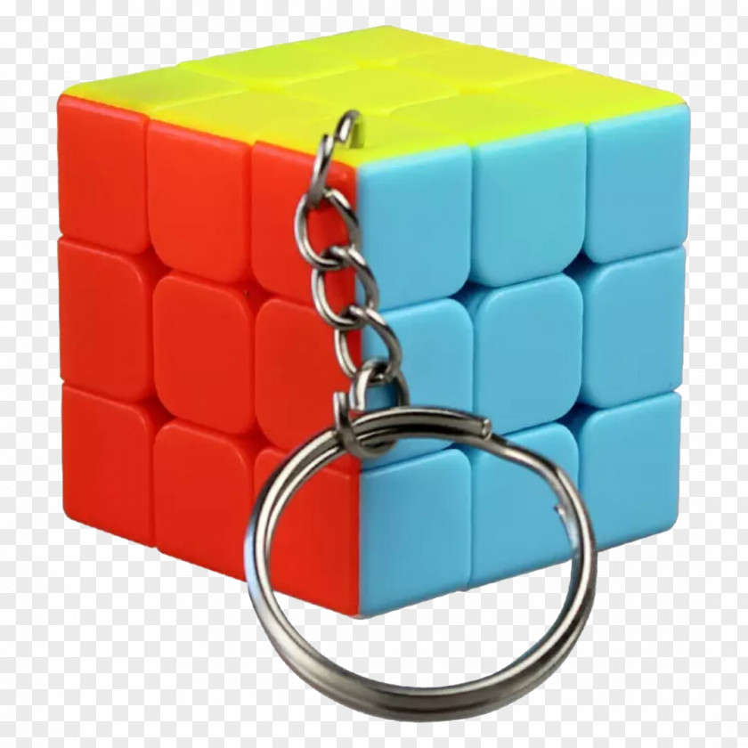 Cube Keychain MINI Rubiks Puzzle PNG