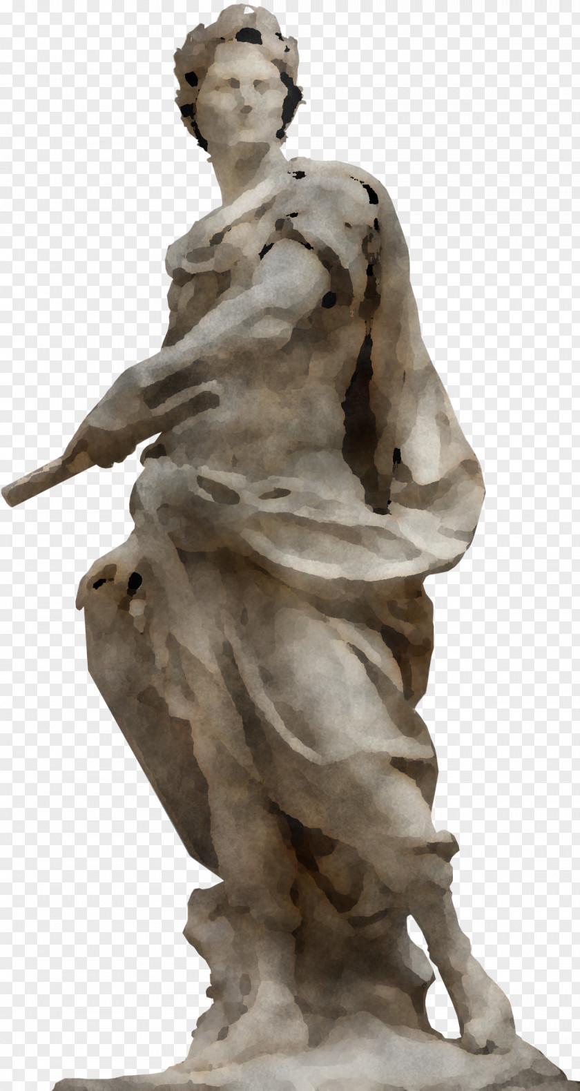 Statue Classical Sculpture Figurine Stone Carving PNG