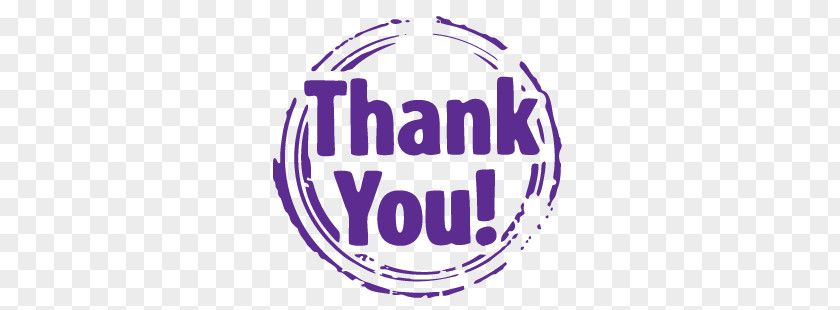 Thank You Purple Stamp PNG Stamp, purple thank you clipart PNG