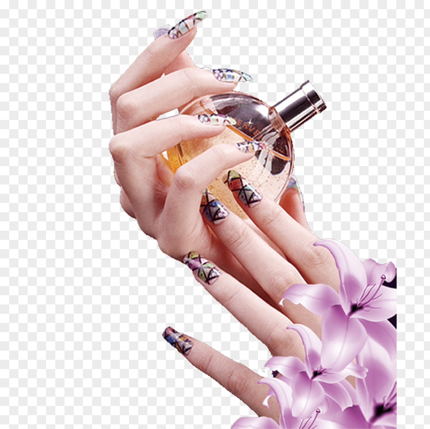 Woman Nail Polish Manicure Art PNG