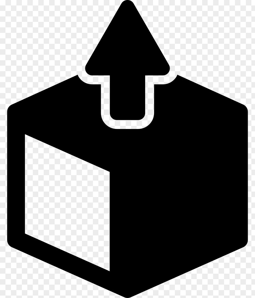 Arrow Box Symbol Logistics PNG