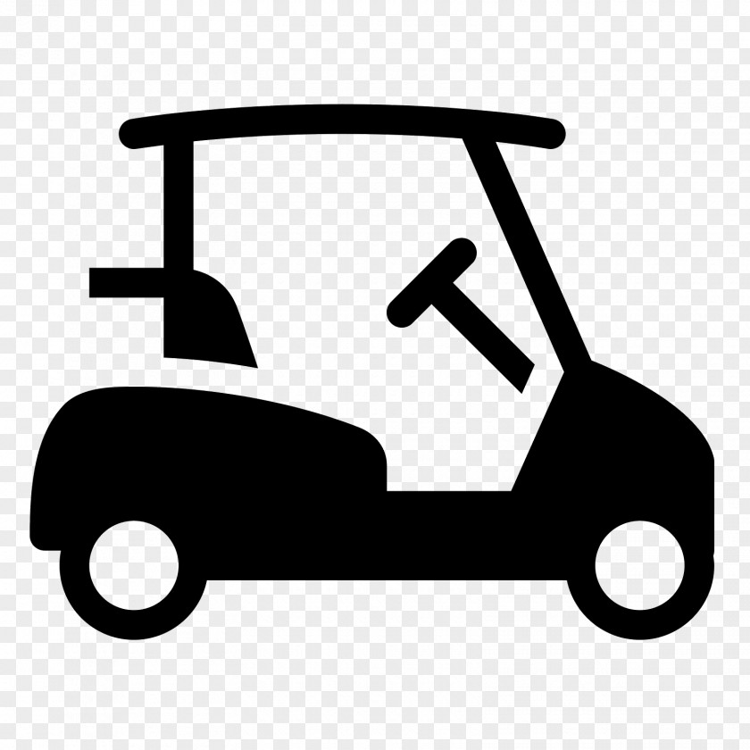 Car Golf Buggies Clubs Course PNG