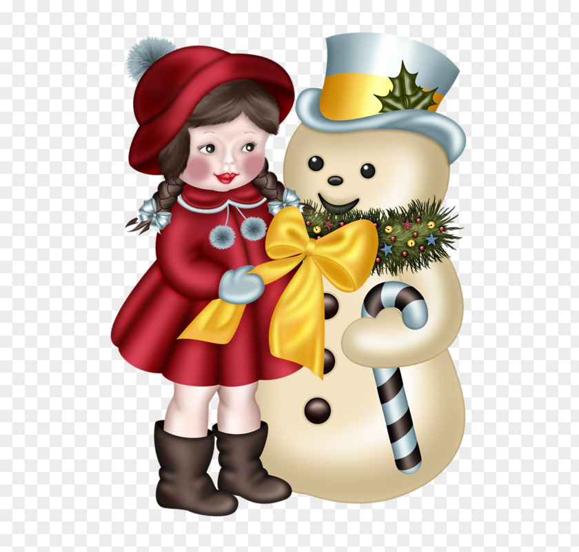 Christmas Ornament Snowman Card PNG ornament card , Girl and snowman clipart PNG