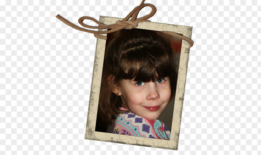 Gile Brown Hair Picture Frames PNG