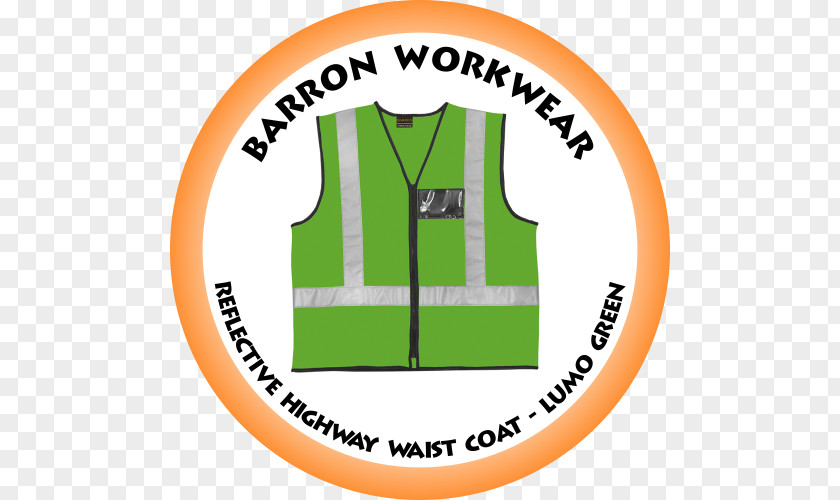 Jacket Waistcoat Workwear Safety Orange PNG