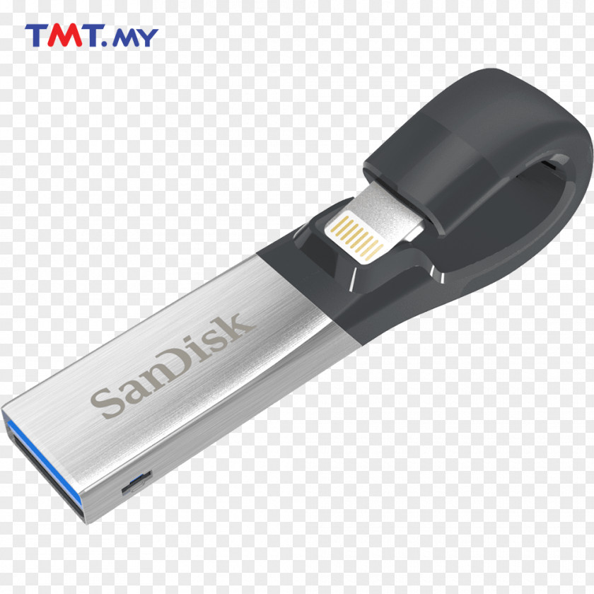 Lightning USB On-The-Go Flash Drives SanDisk IXpand PNG