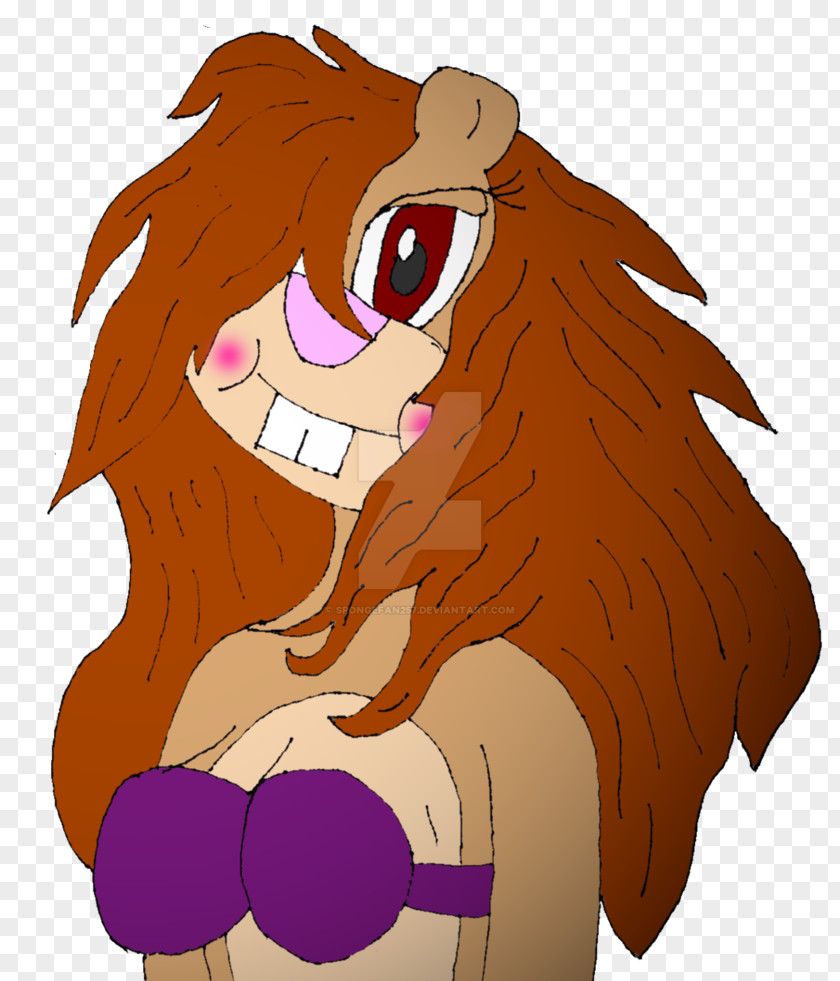 Dog Sandy Cheeks Lion Art Illustration PNG