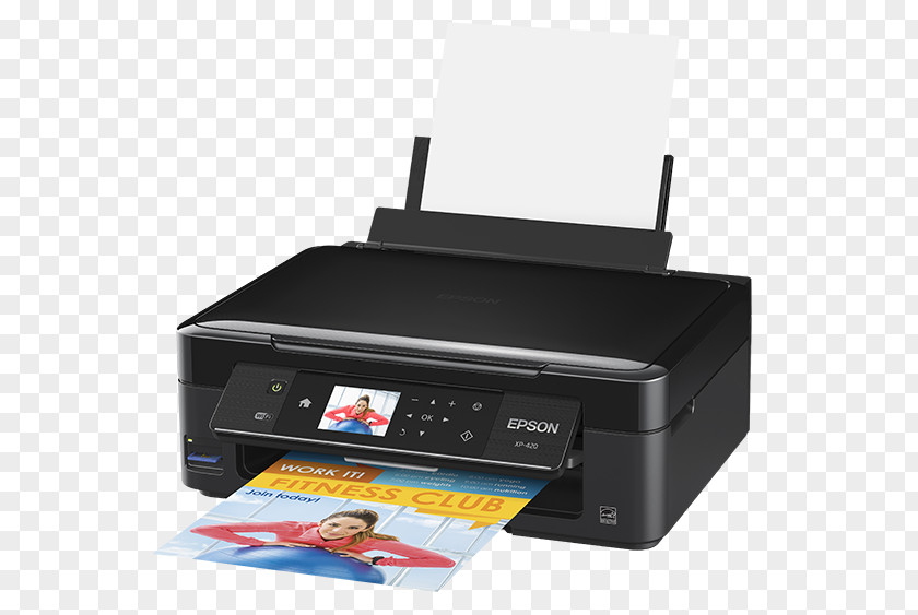 Green Inkjet Printer Printing Image Scanner Windows XP PNG