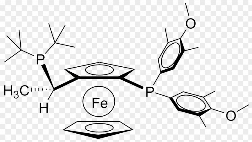 Josiphos Ligands 1,1'-Bis(diphenylphosphino)ferrocene Chemical Compound PNG