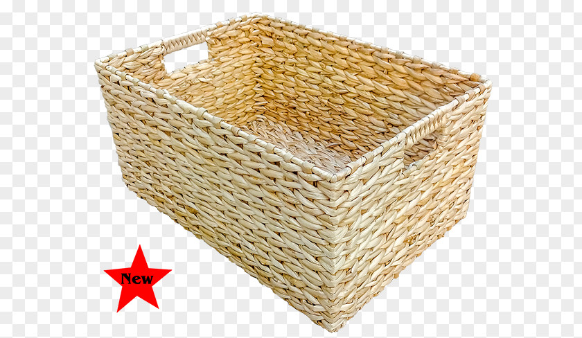 Storage Basket Hamper Common Water Hyacinth Panier à Linge PNG