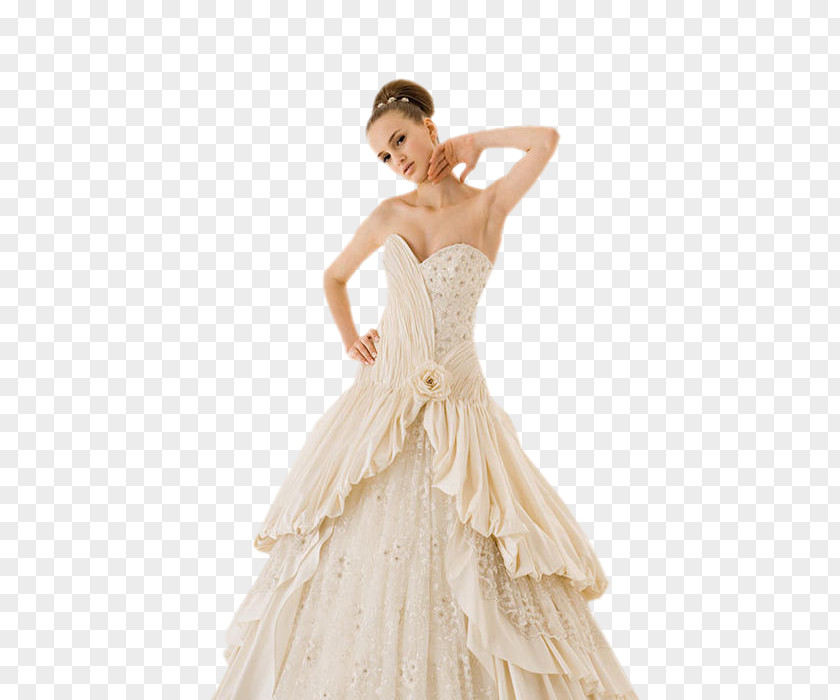 Dress Wedding White Gown PNG