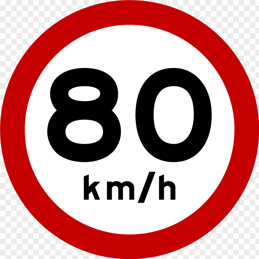 Road Kilometer Per Hour Traffic Sign Speed Limit PNG