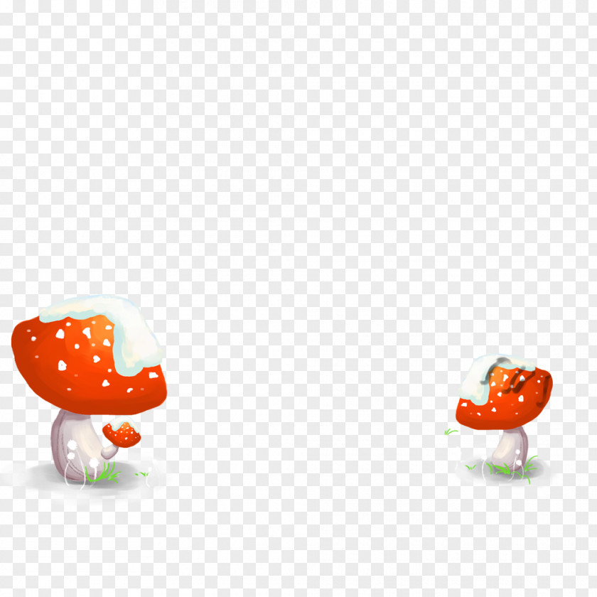 Snow Mushrooms IPhone 6 Cartoon High-definition Video Computer Wallpaper PNG