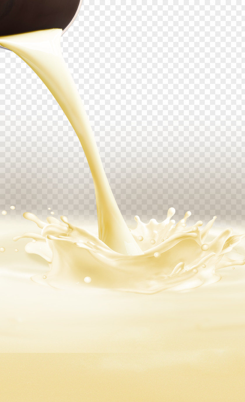 Splash Of Milk Flavor Cream PNG