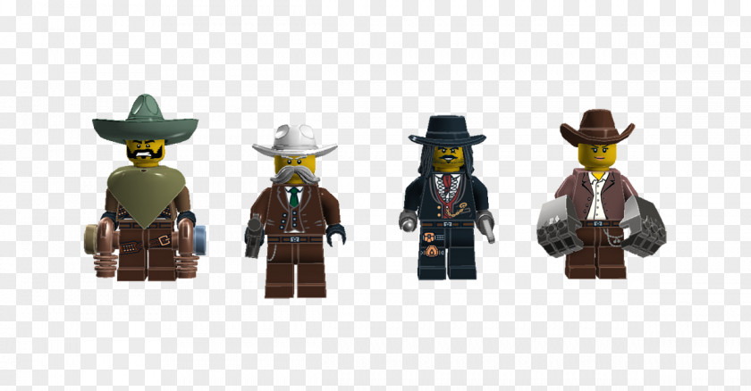 Brikwars The Lego Group Cowboy Figurine PNG