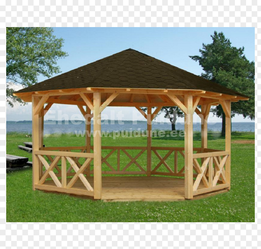 Building Hot Tub Gazebo Pergola Octagon Roof PNG