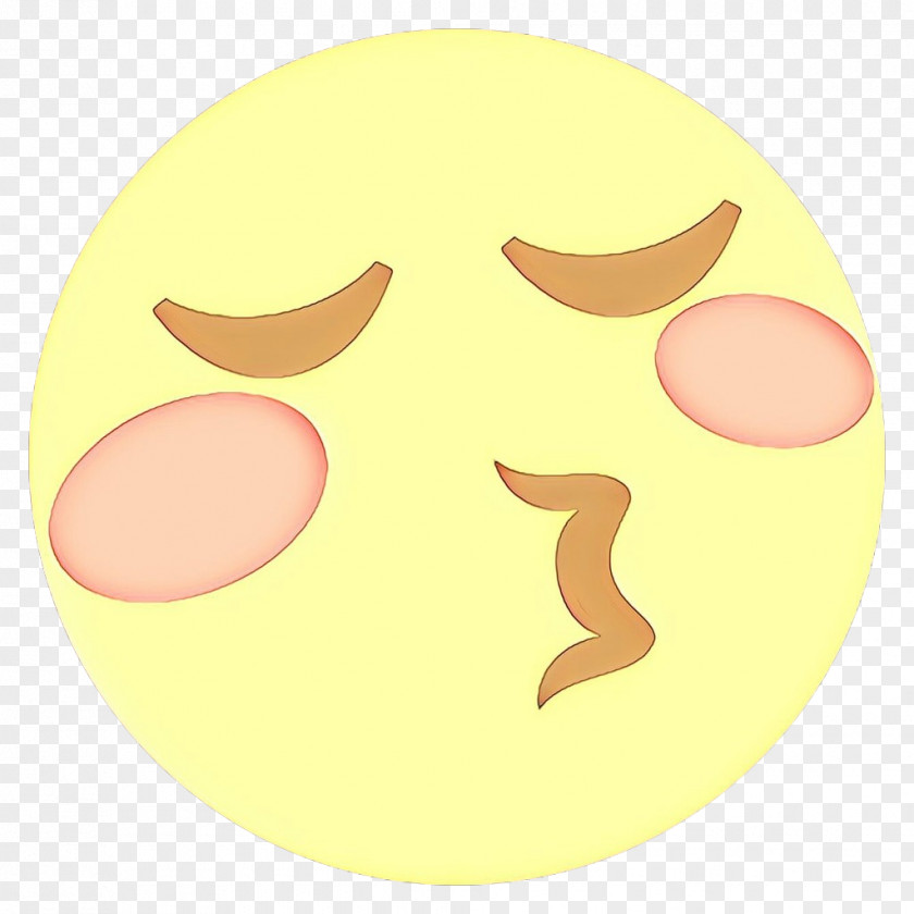 Head Pink Background Heart Emoji PNG