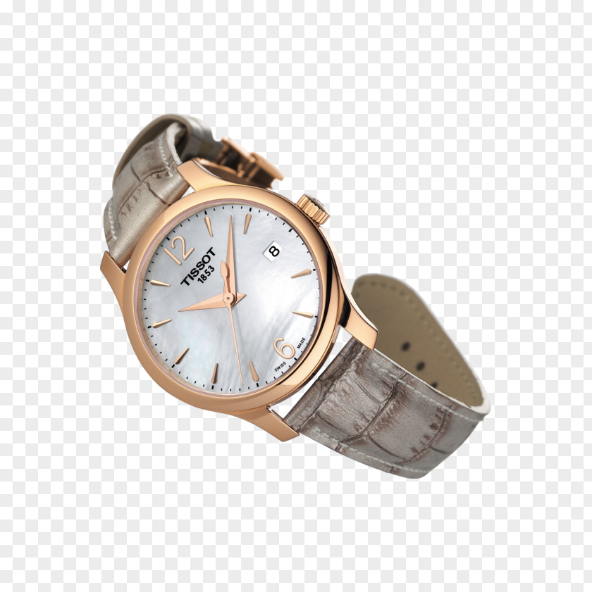 High-tech Decoration Tissot Watch Nacre Quartz Clock Strap PNG