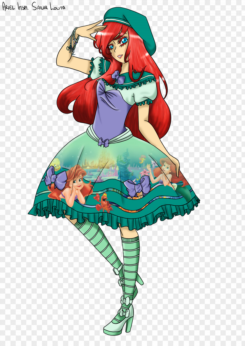 Kida Ariel Disney Princess Fan Art Sailor PNG
