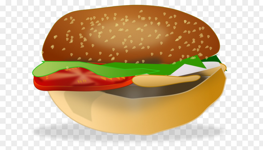 Picnic Food Cartoon Hamburger Cheeseburger French Fries Bacon Sandwich PNG