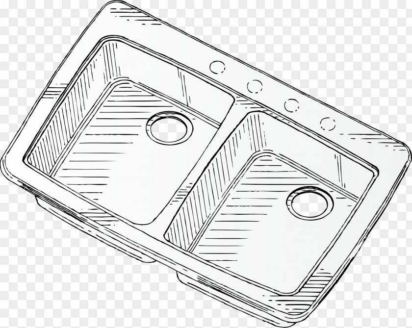 Sink Vector Kitchen Tap Clip Art PNG