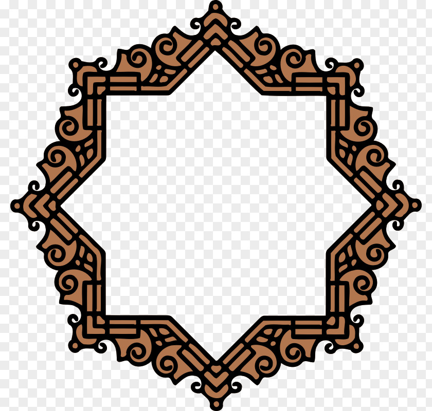 Star Frame Kaaba PNG