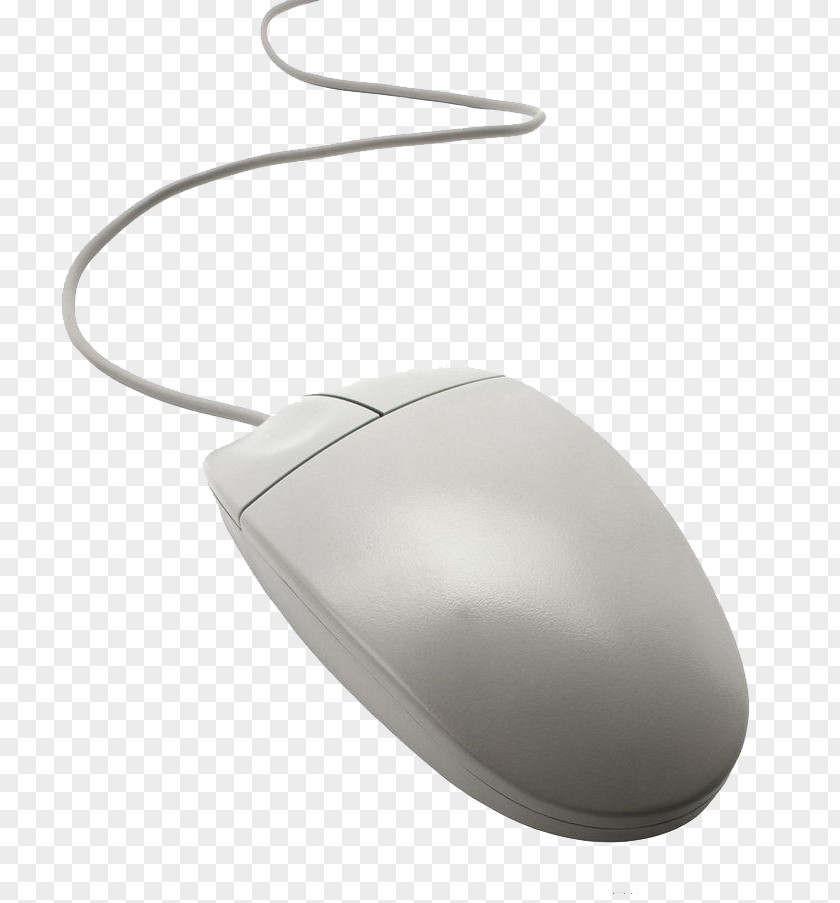 White Wired Mouse Technology PNG