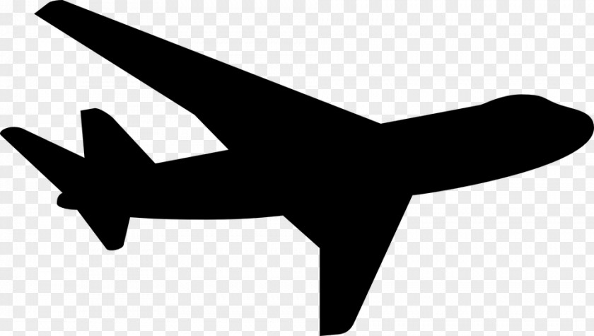 Airplane Silhouette Clip Art PNG