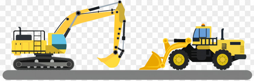 Vehicle Construction Equipment Heavy Machinery Yellow PNG