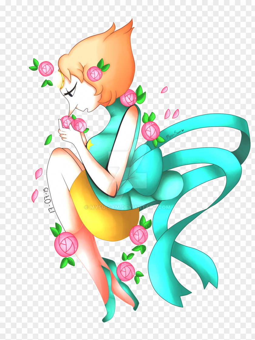 Watercolor Pearl Flower Desktop Wallpaper Figurine Clip Art PNG