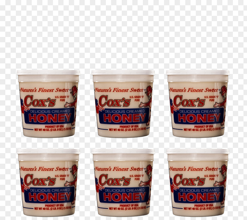 40 Oz Creamed Honey Cox's Ounce PNG