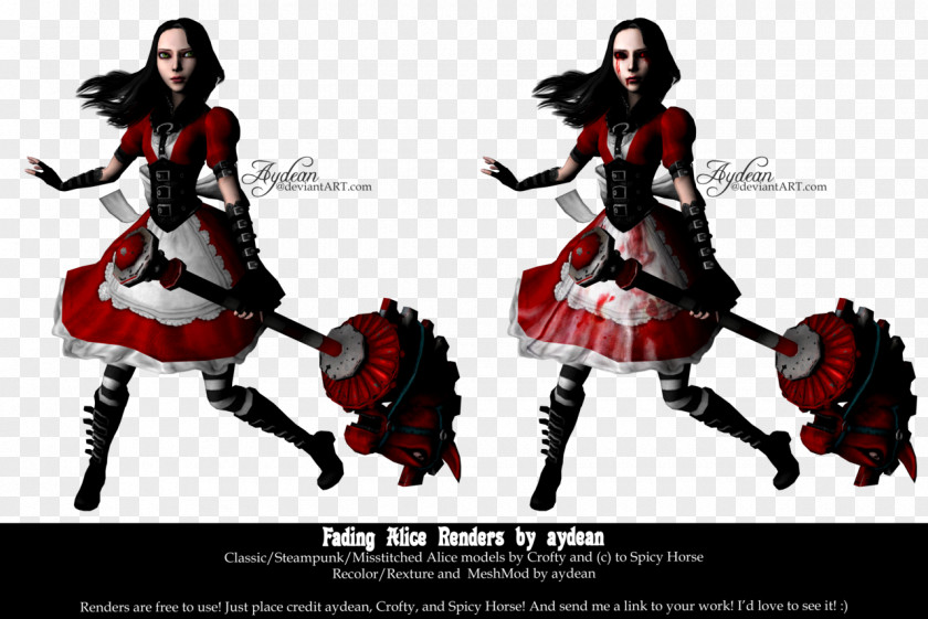 American Mcgee's Alice Characters Costume Action & Toy Figures Character PNG