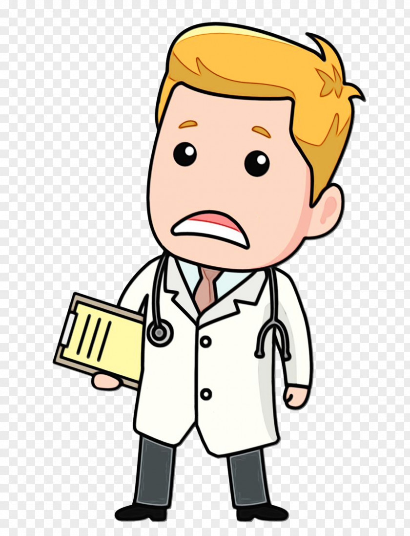 Cartoon Physician Health Animation Drawing PNG