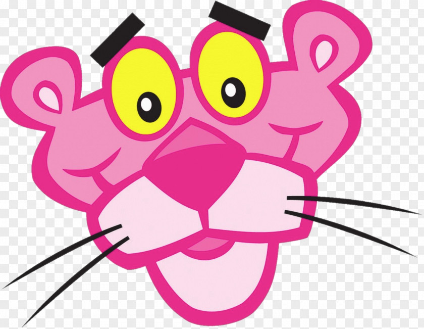 Pink Cartoon The Panther Inspector Clouseau PNG