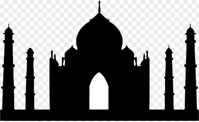 Taj Mahal Vector Graphics Badshahi Mosque Silhouette Clip Art PNG