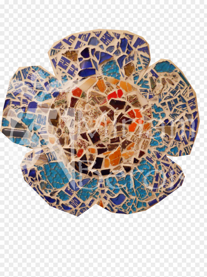 Triangle Mosaic Cobalt Blue Art Animal PNG